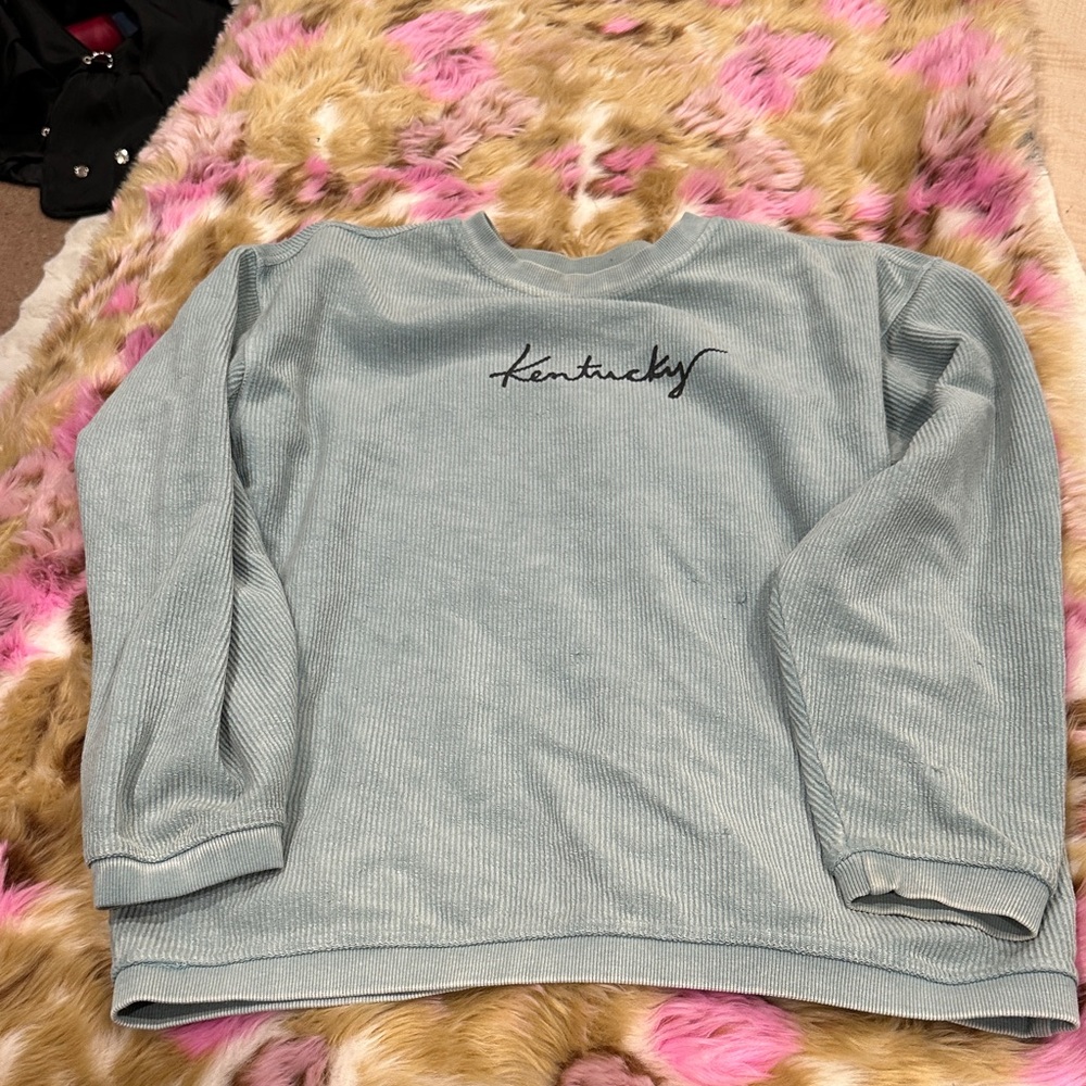 Kentucky cord crewneck